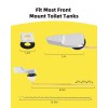 Hibbent Toilet Handle Replacement,Fr