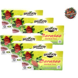Shavuot Cerasee Tea | Product of Jamaica| Natural Detox & Wellness | 20 Tea Bags - 6 Pack