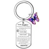 Daughter Keyring Daughter Adult Gifts for Daughter Christmas Birthday Gifts