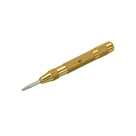 5" Automatic Center Punch Brass for Marking Jewelry Making Leather Hole Punching Tool