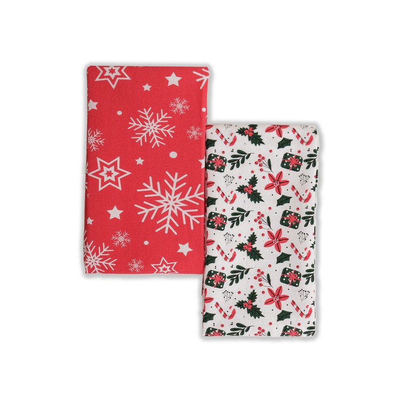 Christmas-Themed Tea Towels for the Kitchen, Set of 2 -