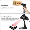 WoneNice Hands-Free USB Barcode Scanner with Stand for Retail, POS