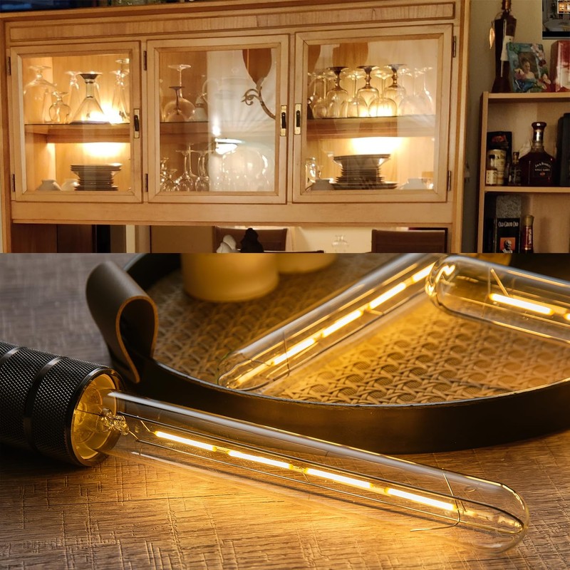 LVYE T10 Led Bulbs 4W E26 Dimmable Tubular Bulbs 2700K