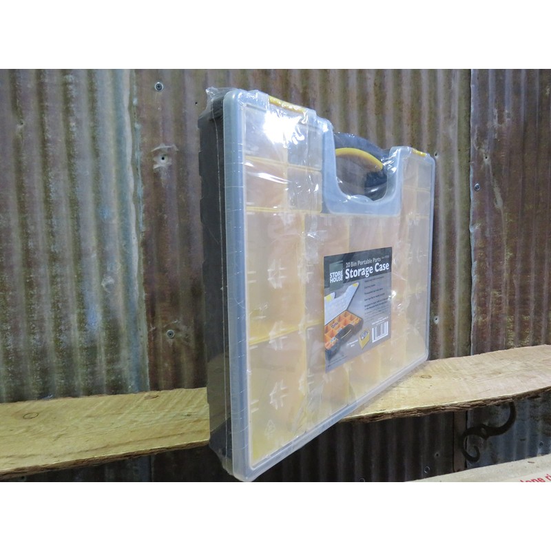 Heavy Duty 20 Bin Portable Parts (Nuts, Bolts, etc.) Storage