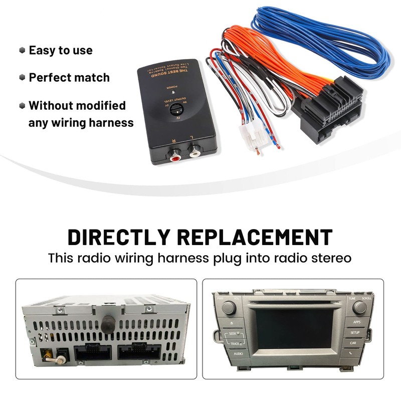 NuIth Add an Amplifier Subwoofer Interface Adapter Kit Select for