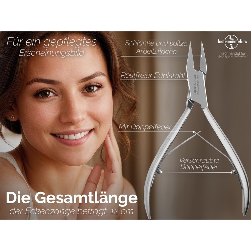 Nail Clippers with Sharp and Sharpener Blade for Corners and