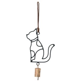 Posh Living 63227 Iron Bell Cat W 5.3 x D 1.2 x H 13.8 inches (13.5 x 3 x 35 (2