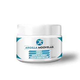 ARGILLA MOOVELAB Anti-Inflammatory Clay with Arnica, Devil's Claw and Essential Oils Ready to Use Clay for Pain from Injury and Inflammation Strong Formula 250ml
