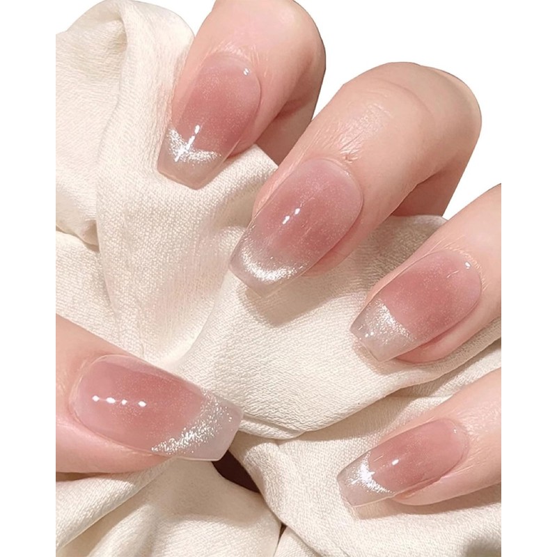 Nail Tips, Set of 24 (Cat's Eye-6, M)