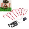 Christmas Candy Cane Light 1 for 8 Solar Candy Cane