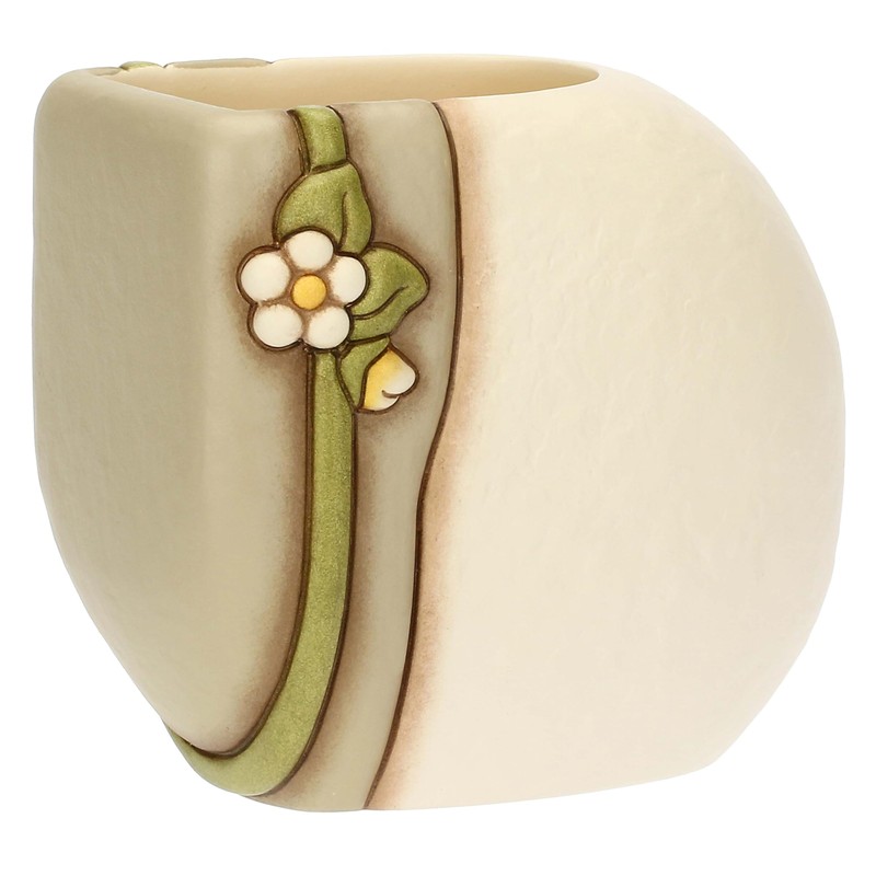 THUN - Portaspazzolini - ceramica - Collezione Country Bloom -
