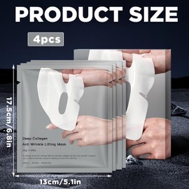 Bio Collagen Real Deep Maske, Collagen Overnight Mask Korean, Anti-Falten Lifting Gesichtsmaske, Zur Hydratation, Anti-Falten-Wirkung, Reinigung und Aufhellung, Jasminsalbe Augenringe 100ml