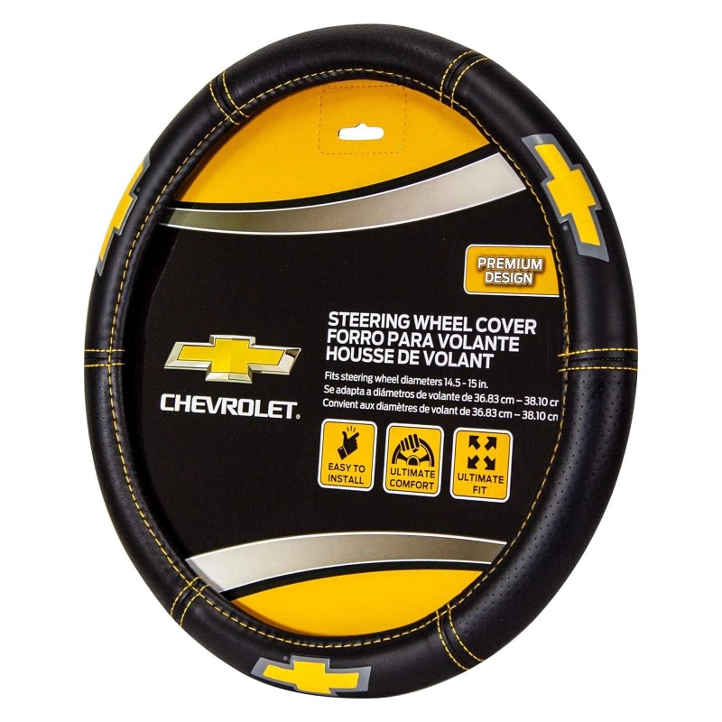 CHEVY New ELITE CHEVY LOGO Bow Tie STEERING WHEEL COVER