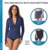 Long Sleeve Rash Guard — 50+ UPF Beach Cover Up