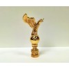 Lamp Finial-EAGLE ON ORB-Polished Brass Finish, Highly detailed metal casting