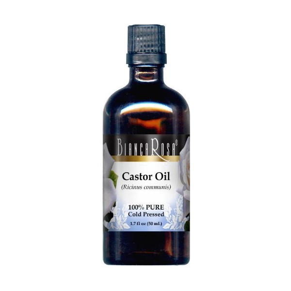 Bianca Rosa Castor Oil - 100% Pure, Cold Pressed and Cold Processed (1.70 fl oz, ZIN: 428357)