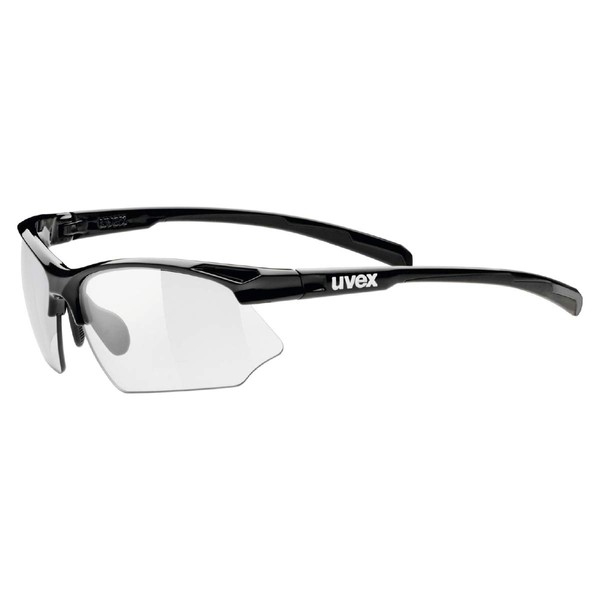 Uvex sportstyle 802 v unisex adult sports glasses, black