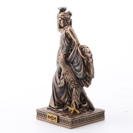 Veronese Design 3 1/2 Inch Hebe Greek Goddess of Youth Resin Miniature Figurine Hand Painted Bronze Finish