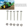 5 Set Auger Shear Bolt Lock Nut Kit Metal Shear