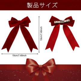 YOVOY Ribbon Hair Clip, Wedding Velvet Hair Clip, Cute, Stylish, Ribbon, Girls Hair Accessories, Ribbon Hairpins, Hair Ornaments, Weddings, Coming-of-Age Ceremonies, Celebrations, Birthdays, Recitals,