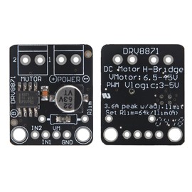 AITRIP 3PCS DRV8871 DC Motor H-Bridge DC Drive Breakout Board 6.5V-45V 3.6A MaxH-Bridge Brushed DC Motor Driver Breakout Board PWM Control for Arduino