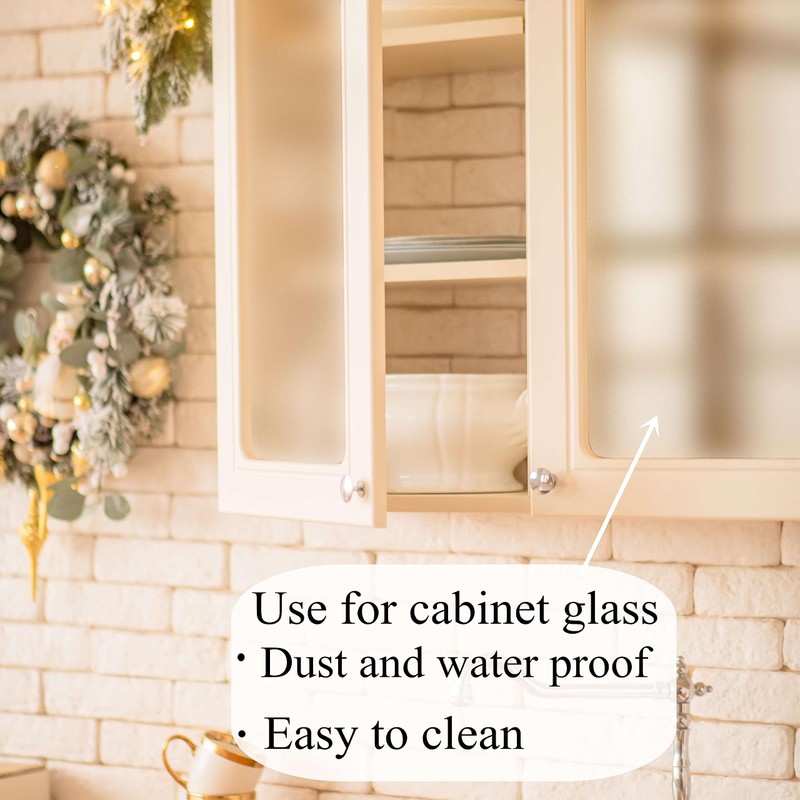 Heroad Clear Contact Paper Self Adhesive Shelf Liner for Kitchen