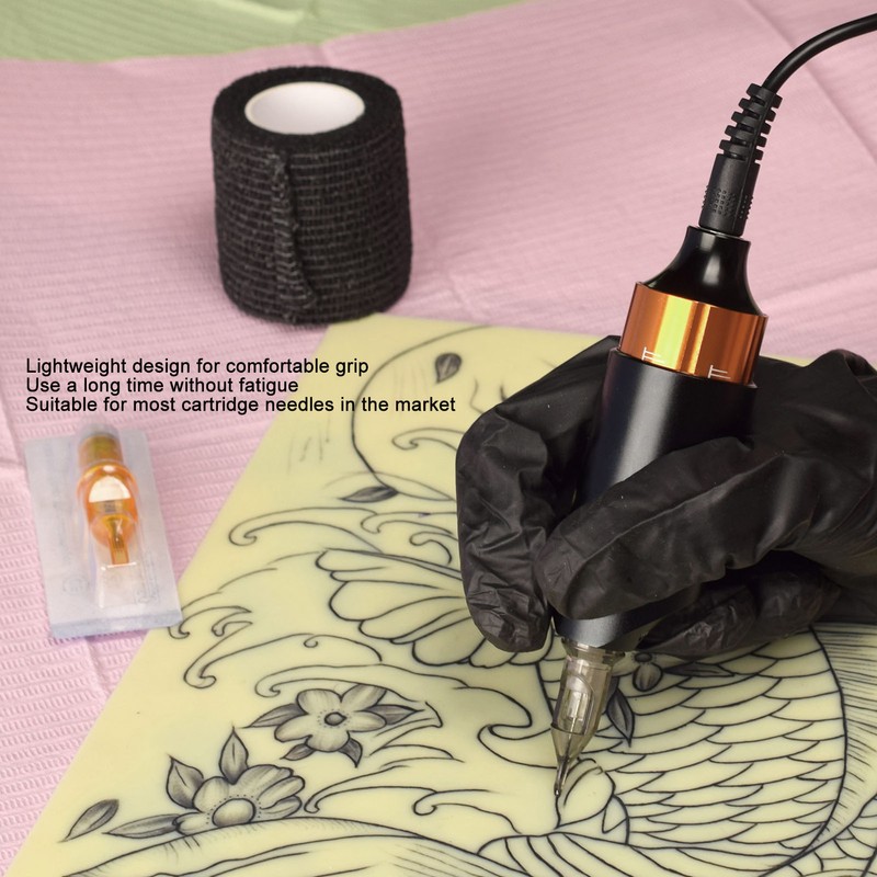 Rotary Tattoo Pen Set Power Supply Foot Pedal DC Clip