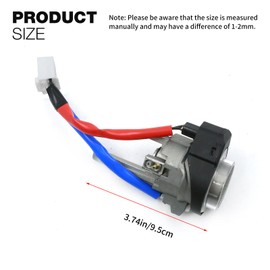 Hoypeyfiy 819003XF00 Ignition Lock Cylinder Switch with 2 Keys, Replacement for Hyundai Elantra 2011-2016, Replacement for Hyundai Elantra GT 2013-2016, Replaces 81900-3XF00, US660L