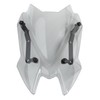Motorcycle Windshield Deflector with Bracket Double Bubble Windscreen Fit for