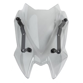 Motorcycle Windshield Deflector with Bracket Double Bubble Windscreen Fit for Z900 Z 900 2020 2021 2022 2023 2024 Wind Shield Screen Visor Flyscreen, Smoke