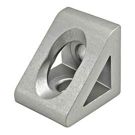 25-4132, 25 Series 2 Hole Inside Corner Gusset Bracket (10 Pack)