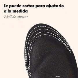 Par De Plantillas Para Zapatos Memory Espuma Antifatiga Ajustable talla 22-27 Mex