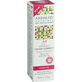 Andalou Naturals 1000 Roses Color Plus Correct Sheer Nude SPF 30 2 oz (pack of 1)