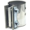 Double Clamp Stainless Steel Exhaust Clamp Pipe Connector Diameter 45