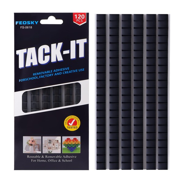 Feosky Adhesive Poster Sticky Tack Putty, Reusable and Removable Adhesive