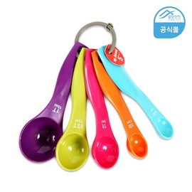 Miryang Agar Measuring Spoon Mr. Bay Cook Eva Measuring Spoon 5 types of PP material / 밀양한천계량스푼미스터베이쿡 에바 계량스푼5가지 종류의 PP재질