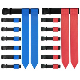 AILIMIAO Flag-Football-Gürtel, Verstellbares Flag-Football-Set für 14 Spieler für Sporttraining, Wettkampf