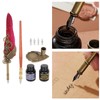 Quill Pen and Ink Set Retro Punk Gear Style Smoothly