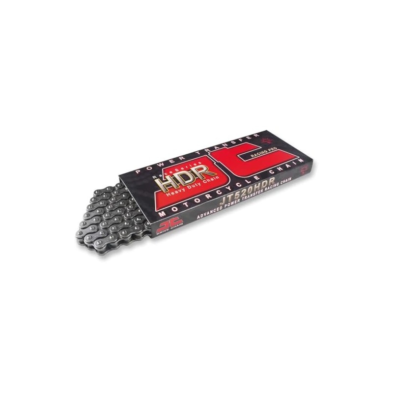JT Chain JTC420HDR140SL (420 Series) Black Steel 140 Link Heavy