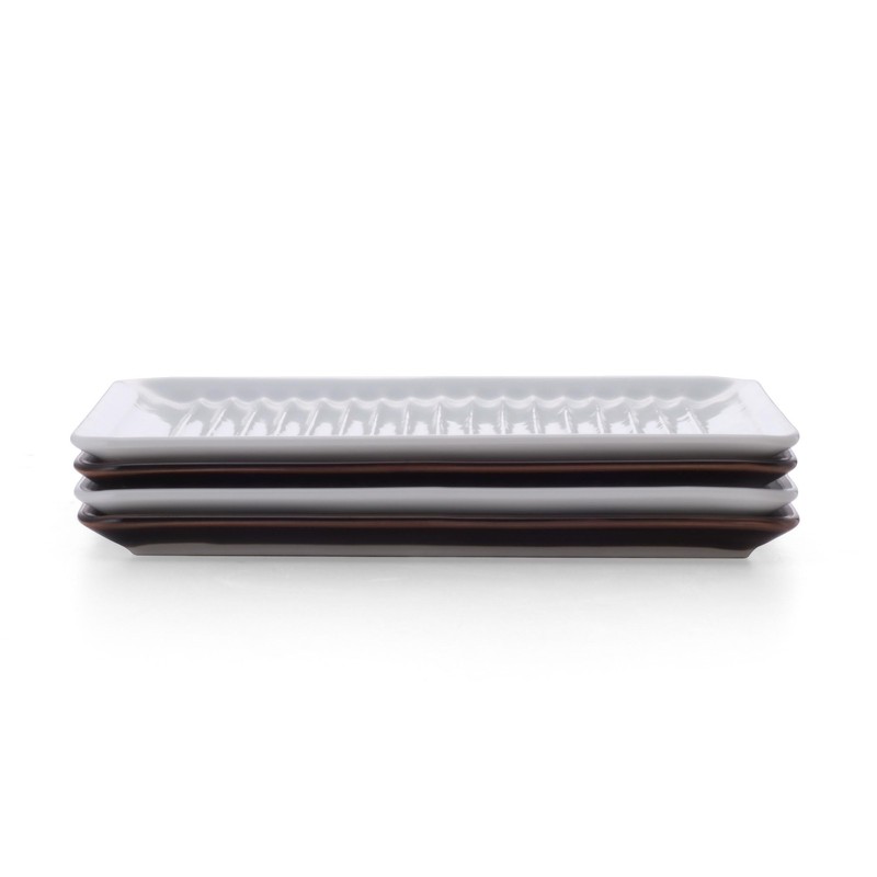 Nishinippon Pottery Hasami Ware Successive Toast Plate (White)
