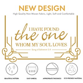 HEALON White Wedding Aisle Runner Aisle Runner for Wedding Ceremony Includes Pull String for Indoor or Outdoor Weddings, Prom and Parties ，Halloween Parties can Also use a Carpet(Gold, 3x100 Feet)