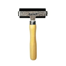 GELELF Smooth Peeling Brayer Roller - Wood Hand Roller Rollers Ink Roller Tape Roller for Gluing Taping Gel Printing Inking Block Printmaking Stamping Scrapbooks (#5: 3 Inch (8CM))