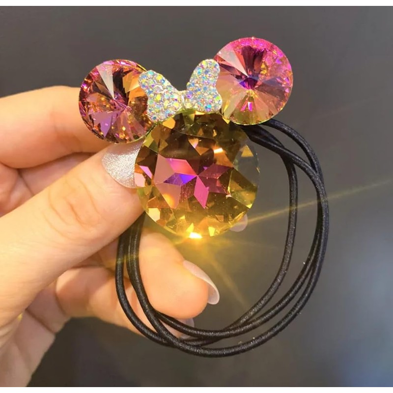 Crystal Mouse Hair Tie Set
