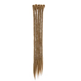 20" Dreadlock Extension Ombre For Hip-Hop Dread Reggae Extension Synthetic Dreadlock Hair Extension Faux Locs Twist Braiding Faux Locs Crochet For Man Women (15strands/3packs,coffee brown)