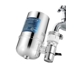 Insputer Faucet Water Filter Tap Water Purifier 8 Layer Purification Lead Chlorine for Home Kitchen Healthy Drinking Water(1 Filter Included)