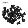 sourcing map 30Pcs t Shape Rubber Grommet Mount Dia 5mm