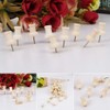 40 Pieces Wooden Push Pins Cork Board Pins Wooden Thumb