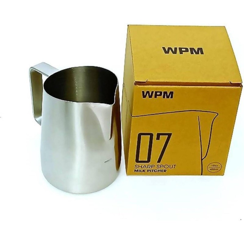 WPM HC7107BK WPM Milk Pitcher, 15.2 fl oz (450 ml)