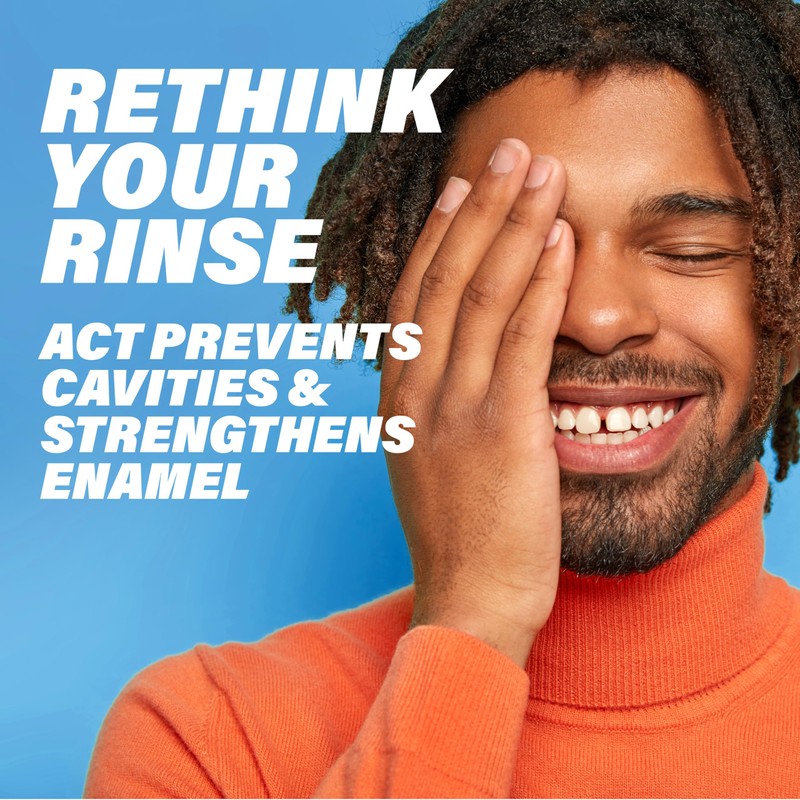 ACT Total Care Zero Alcohol Anticavity Fluoride Mouthwash 33.8 fl.