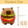 Capybara Plush Toy with Stickers, Soft and Cute Capybara Stuffed